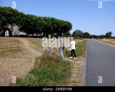 Cappella di Sainte-Anne-la-Palud, Plonevez-Porzay, Finistere, Bretagne, Francia, Europa Foto Stock