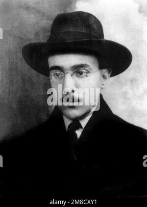 Fernando Pessoa. Ritratto dello scrittore e filosofo portoghese, Fernando António Nogueira Pessoa (1888-1935), 1914 Foto Stock