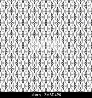 Texture senza cuciture. Motivo astratto bianco e nero. Strisce verticali iongitudinali Foto Stock