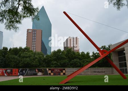 Dintorni del museo d'arte di Dallas Musei del Texas Foto Stock