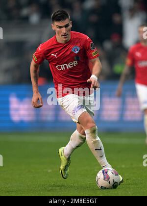 ISTANBUL - Daniel Graovac di Kasimpasa COME durante la partita turca Super Lig tra Besiktas e Kasimpasa COME al Parco Vodafone il 7 gennaio 2023 a Istanbul, Turchia. AP | altezza olandese | GERRIT DI COLONIA Foto Stock