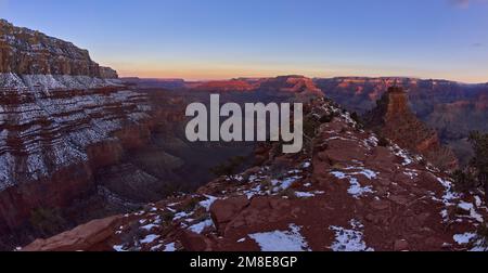 Vista sull'alba da Cedar Ridge al Grand Canyon, Arizona Foto Stock