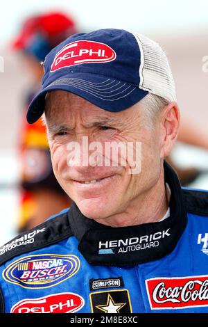 Homestead, Florida, Stati Uniti. 17th Nov 2007. 17 novembre 2007 - Homestead, FL, USA: Mark Martin durante le qualifiche della Busch Series Ford 300 all'Homestead Miami Speedway. (Credit Image: © Walter G. Arce Sr./ZUMA Press Wire) SOLO PER USO EDITORIALE! Non per USO commerciale! Foto Stock