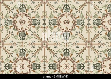 Tasto greco vettore di sfondo del pattern senza giunture Illustrazione Vettoriale