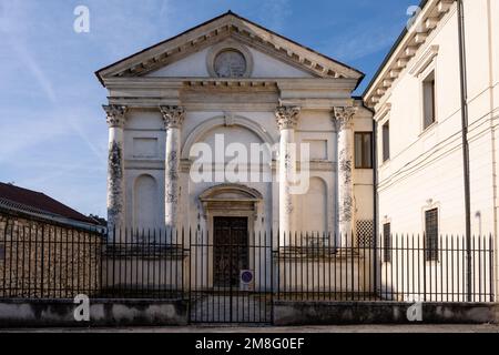 Chiesa di Santa Maria Nuova Chiesa di Vicenza, Italia, progettata da Andrea Palladio Foto Stock