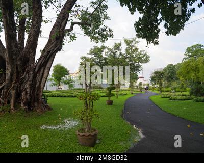 Bangkok, Thailandia. Novembre 25, 2022. Mahakan Fort Park. Parco ristrutturato. Foto Stock