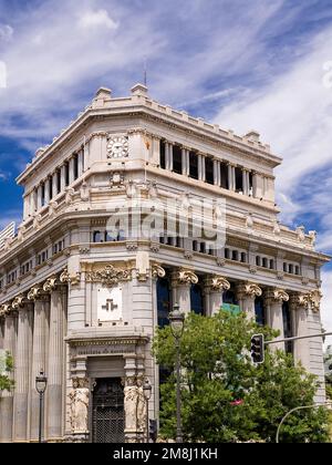 Madrid, Spagna - 20 giugno 2022: Sede di Madrid dell'Istituto Cervantes. Foto Stock