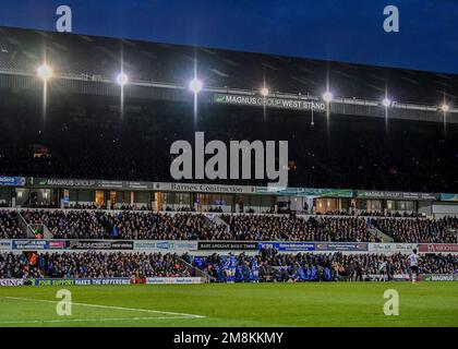 Vista generale del gioco a Portman Road durante la partita della Sky Bet League 1 Ipswich Town vs Plymouth Argyle a Portman Road, Ipswich, Regno Unito, 14th gennaio 2023 (Foto di Stanley Kasala/News Images) Foto Stock