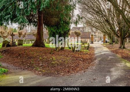Chiesa parrocchiale di St Mary the Virgin a Thame, Oxfordshire, Inghilterra. Foto Stock