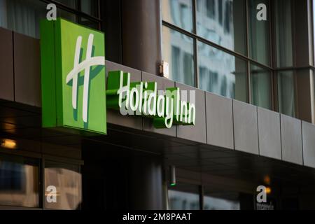 MediaCityUK Holiday Inn hotel Foto Stock