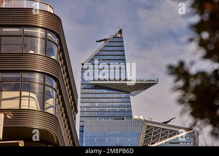 New York City Manhattan 30 Hudson Yards anche il North Tower Hudson Yards Redevelopment Project Observation Deck The Edge Foto Stock