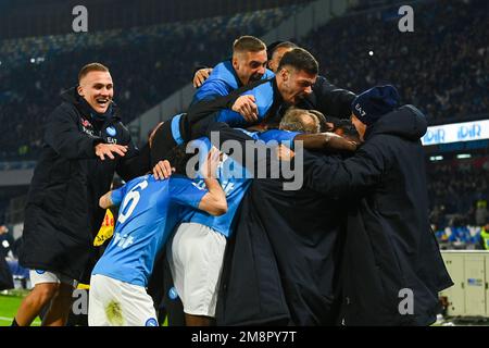 SALERNO, ITALIA - GENNAIO, 13: Khvicha Kvaratskhelia Della SSC Napoli ...