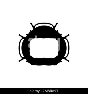 Vecchia icona del casco subacqueo. Semplice stile subacqueo viaggio grande vendita poster simbolo di sfondo. Vecchio casco da immersione marchio elemento di design. Vecchio timone subacqueo Illustrazione Vettoriale