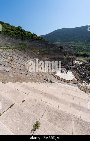 Antica città di efeso Effie sotheby, grande teatro Foto Stock