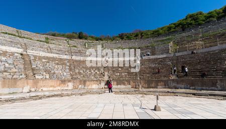 Antica città di efeso Effie sotheby, grande teatro Foto Stock