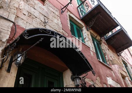 Frammento di un'autentica casa greca, Creta, la Canea Foto Stock