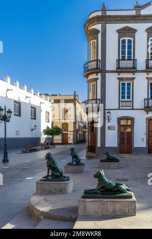 Las Palmas, Spagna, 31 dicembre 2022. Plaza de Santa Ana a Las Palmas, Gran Canaria, Spagna. Foto Stock