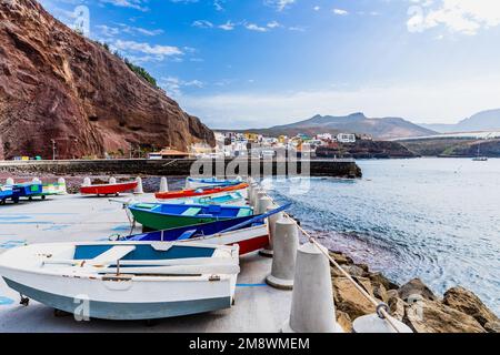 Sardina del Norte, Spagna, 29 dicembre 2022. Sardina del Norte, città costiera di Gran Canaria, Foto Stock