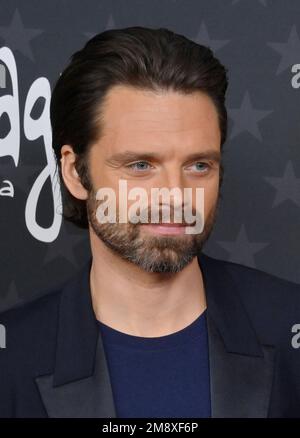 Los Angeles, Stati Uniti. 15th Jan, 2023. Sebastian Stan partecipa al premio annuale Critics' Choice 28th al Fairmont Century Plaza domenica 15 gennaio 2023. Foto di Jim Ruymen/UPI Credit: UPI/Alamy Live News Foto Stock