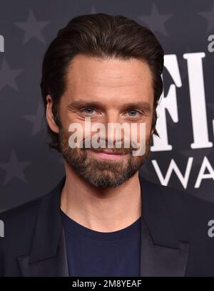 Los Angeles, Stati Uniti. 15th Jan, 2023. Sebastian Stan arriverà ai 28th Annual Critics Choice Awards che si terranno presso il Fairmont Century Plaza il 15 gennaio 2023 a Los Angeles, California. © OConnor-Arroyo / AFF-USA.com Credit: AFF/Alamy Live News Foto Stock