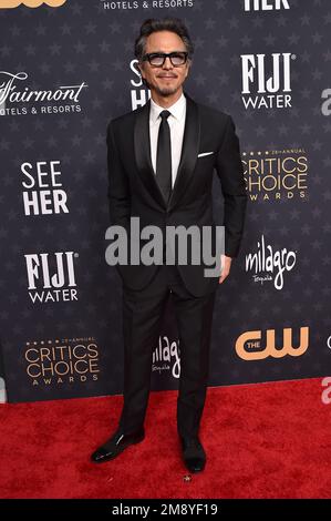 Los Angeles, Stati Uniti. 15th Jan, 2023. Arrivo al premio annuale Critics Choice 28th che si terrà presso il Fairmont Century Plaza il 15 gennaio 2023 a Los Angeles, California. © OConnor-Arroyo / AFF-USA.com Credit: AFF/Alamy Live News Foto Stock