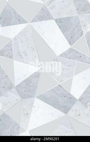Vettore mattonella a forma di triangolo grigio Illustrazione Vettoriale