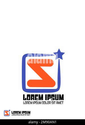 Un vettore di un logo astratto web icona, adatto per le attività aziendali, aziendali e di altro tipo Illustrazione Vettoriale