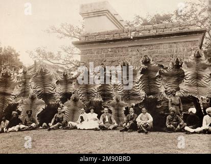 Raja Deen Dayal - Caccia - c1900 Foto Stock