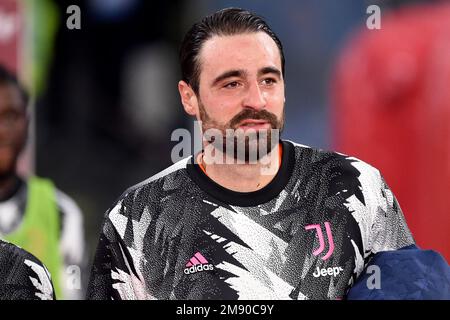 Napoli, Italia. 13 Jan, 2023. Carlo Pinsoglio della Juventus FC durante la Serie Una partita tra SSC Napoli e Juventus FC allo Stadio Diego Armando Marado Foto Stock