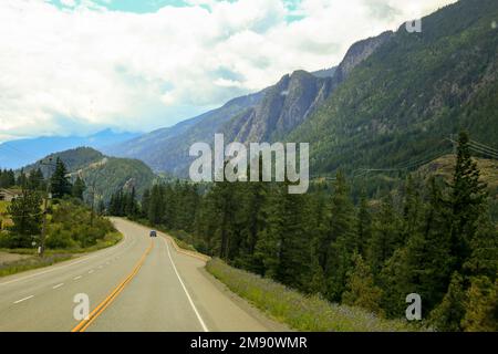 Hell's Gate in Fraser Canyon, British Columbia, Canada Foto Stock