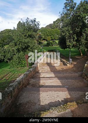 Sassari, Sardegna, Italia. Area ricreativa del Monserrato Park Foto Stock