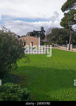Sassari, Sardegna, Italia. Area ricreativa del Monserrato Park Foto Stock