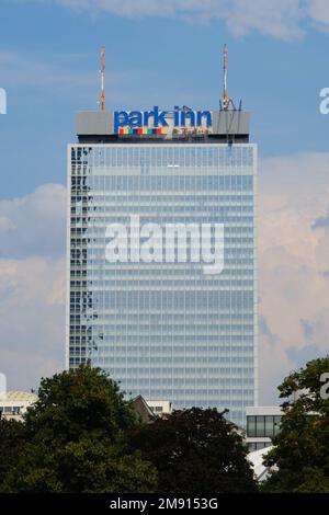 Hotel Park Inn at the Alexanderplatz, Berlino, Germania, Europa Foto Stock