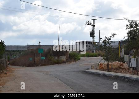 Il Monumento della buona Fence - Libano confine con Israele Foto Stock