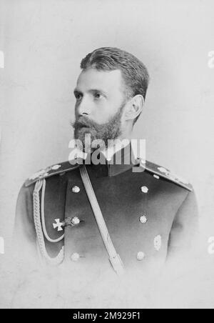 Sergei Alexandrovich, Granduca di Russia ca. 1892 Foto Stock