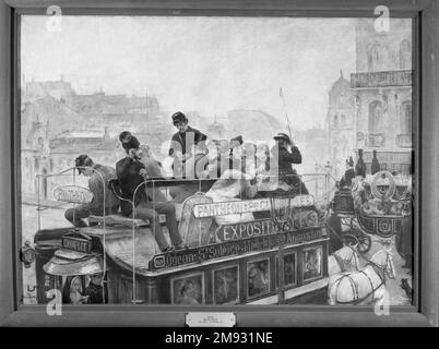 Égalité Henry Bacon (americano, 1839-1912). Égalité, 1889. Olio su tela, 33 1/4 x 46 poll. (84,5 x 116,8 cm). Arte americana 1889 Foto Stock