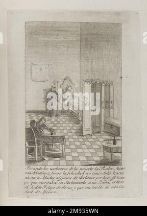 Vita di San Filippo di Gesù (Vida de San Felipe de Jesus) José Montes de Oca (messicano, attivo ca. 1788-1820). Vita di San Filippo di Gesù (Vida de San Felipe de Jesus), 1801. Stampe incise su carta bianca antica, rilegatura moderna, formato copertina: 9 1/8 x 6 7/16 cm (23,2 x 16,4 cm). Questi tre oggetti raccontano la storia del patriottismo creolo degli inizi del diciannovesimo secolo del Messico. Il movimento per l'indipendenza messicano fu alimentato da Creoles, che spesso si negò una voce nel governo coloniale. L'atto di indipendenza del 1821 formalizzò l'indipendenza che era stata dichiarata nel 1810 e fu firmata da m. Foto Stock