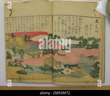 Ehon Azuma Kagami, Vol. II Kitao Masayoshi (giapponese, 1764-1824). Ehon Azuma Kagami, Vol. II, 1810. Carta, 8 7/8 x 6 1/8 pollici (22,5 x 15,6 cm). Arte asiatica 1810 Foto Stock