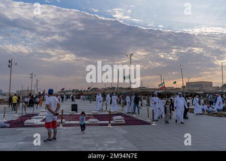 Katara 12th Festival tradizionale del Dhow, Doha, Qatar. Foto Stock