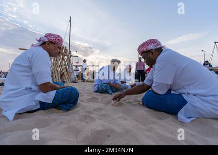 Katara 12th Festival tradizionale del Dhow, Doha, Qatar. Foto Stock