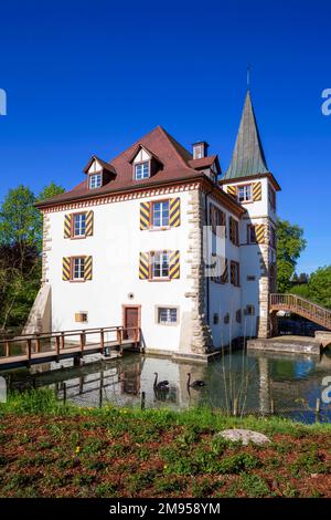 Wasserschloß Entenstein, Schlingen, Markgräflerland, Baden-Württemberg Foto Stock