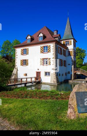 Wasserschloß Entenstein, Schlingen, Markgräflerland, Baden-Württemberg Foto Stock