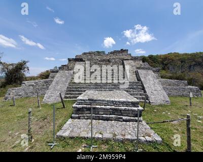 Rovine maya Chinkultic, Chiapas, Messico vicino ai laghi di Montebello Foto Stock