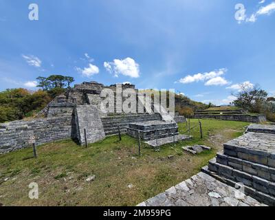 Rovine maya Chinkultic, Chiapas, Messico vicino ai laghi di Montebello Foto Stock