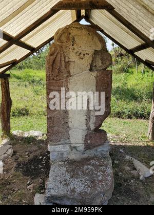 Rovine maya Chinkultic vicino al lago Montebello, Chiapas, Messico Foto Stock