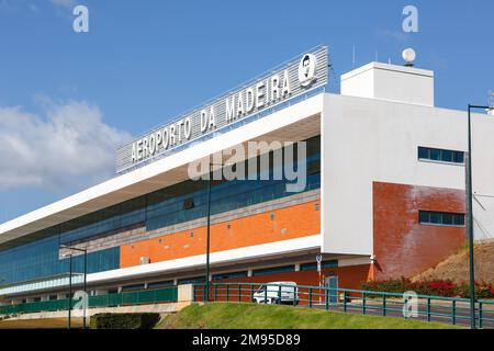 Funchal, Portogallo - 16 settembre 2022: Terminal di Funchal Madeira Cristiano Ronaldo Aeroporto (FNC) in Portogallo. Foto Stock