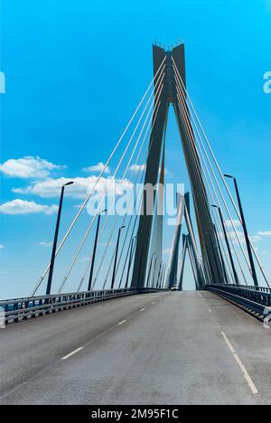 Murom. Nuovo ponte attraverso l'Oka Foto Stock