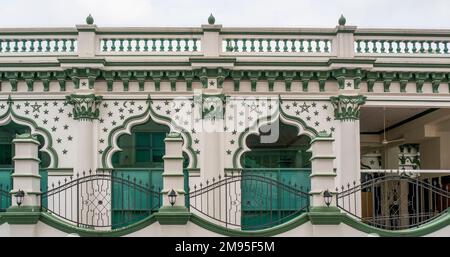 La Moschea Abdul Gaffoor a Little India Singapore Foto Stock