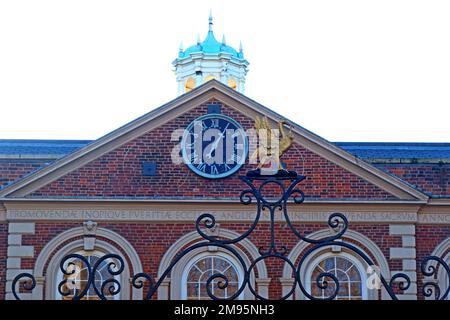 Bluecoat Chambers 1716, centro artistico, 8 School Lane, Liverpool, Merseyside, INGHILTERRA, REGNO UNITO, L1 3BX Foto Stock