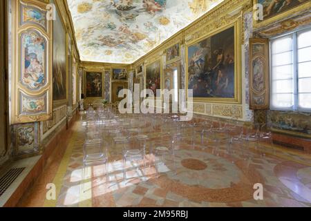 Sala Eneide, musei civici di palazzo Buonaccorsi Foto Stock
